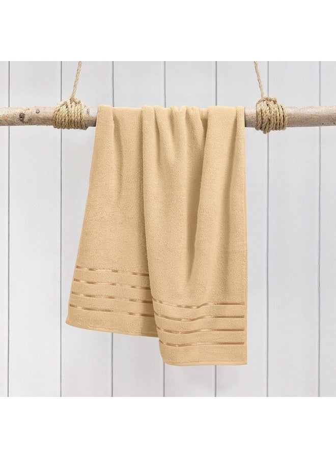 SPREAD SPAIN SPREAD SPAIN 100% Cotton Face Towel, Roman Face Towel Set of 2, 600 GSM, Super Absorbent, Soft & Quick Dry Towels for Gym, Sports, Travel, Suitable for Acne Prone Skin (30x30cm, Gold) - Image 3