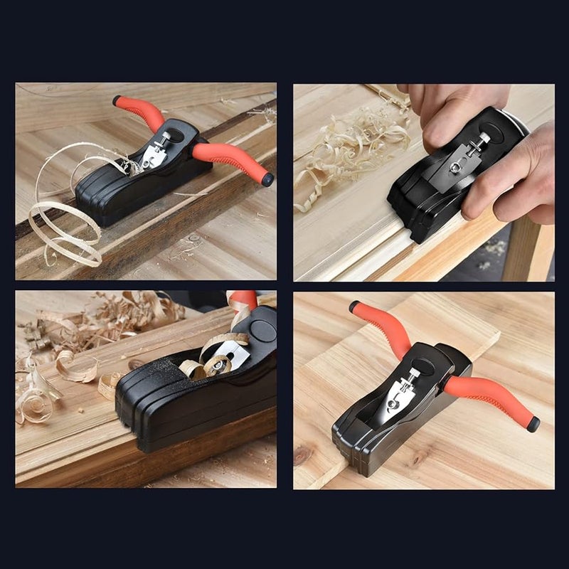 مُسَوِّي الخشب اليدوي، أداة حرف بزاوية 45 درجة، عمق قابل للتعديل، تصميم مريح. - Image 3