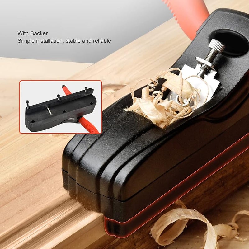 مُسَوِّي الخشب اليدوي، أداة حرف بزاوية 45 درجة، عمق قابل للتعديل، تصميم مريح. - Image 4