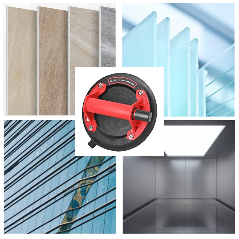 200mm Diameter Vacuum Suction Cup 100kg High Bearing Capacity Heavy Duty Vacuum Ceramic Tile Lifter for Granite Glass Lifting Tool - Image 5