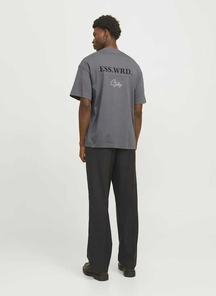 جاك اند جونز Jjeurban Edge Studio O-Neck T-Shirt