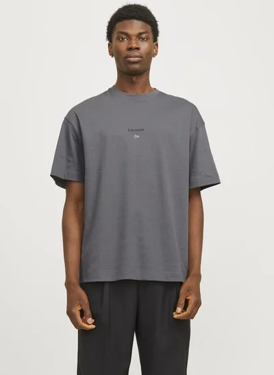JACK & JONES Jjeurban Edge Studio O-Neck T-Shirt