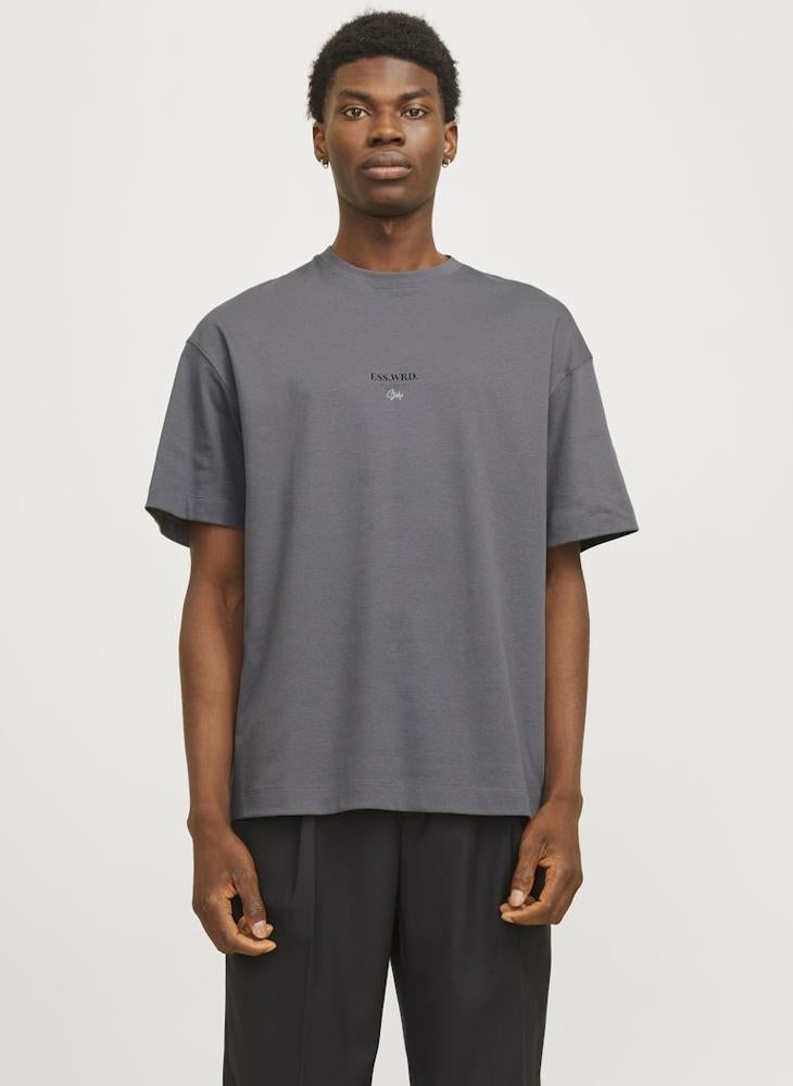JACK & JONES Jjeurban Edge Studio O-Neck T-Shirt  - Image 1