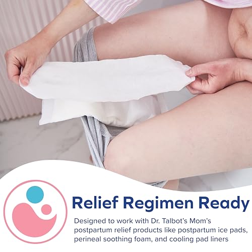 DR.TALBOT'S Dr. Talbot's Mom Postpartum Underwear - 8 Count - Size X-Large Disposable Panties for Postpartum Care - Gray - Image 2
