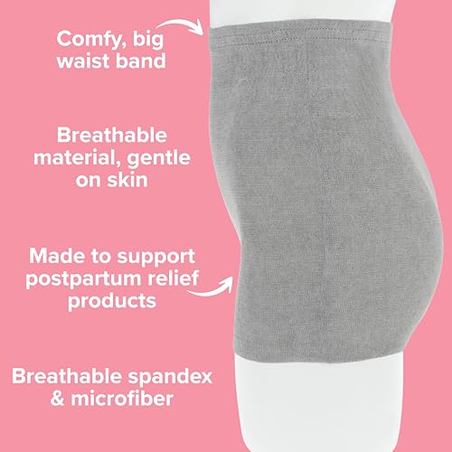 DR.TALBOT'S Dr. Talbot's Mom Postpartum Underwear - 8 Count - Size X-Large Disposable Panties for Postpartum Care - Gray - Image 5