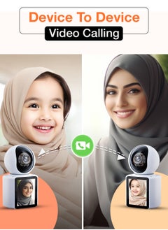 Sekyo Sekyo Smart Video Calling Baby Monitor Camera with Screen - 1 Click Call, Two-Way Video Calling, 360° View | Motion Sensor, Night Vision, App Alert Indoor Pet Monitoring, Ideal for Baby Monitor, Pet Camera  - Image 4