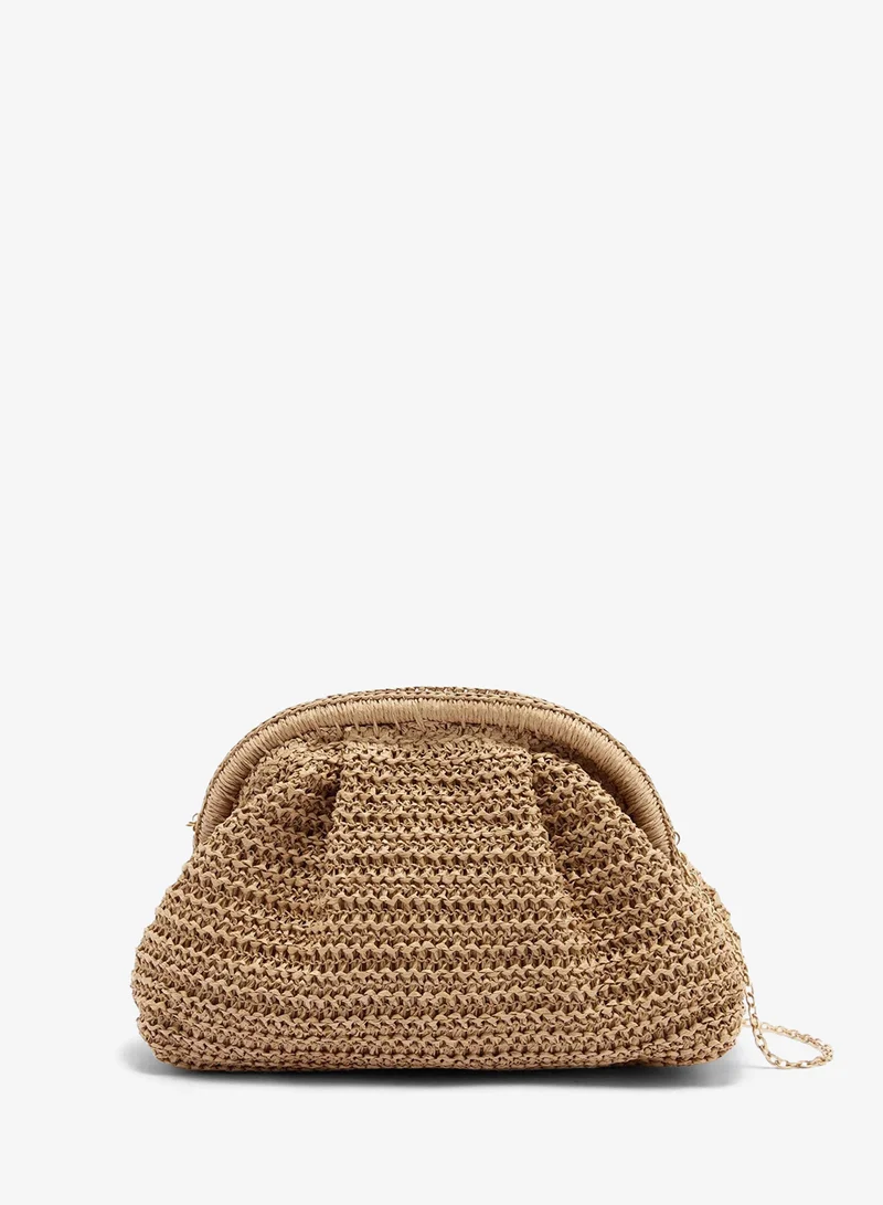 Matalan Natural Natural Straw Clutch Bag for Women | Best Price UAE