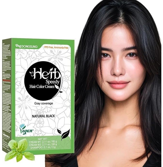 Herb Speedy Color Cream - Natural Black - Image 2