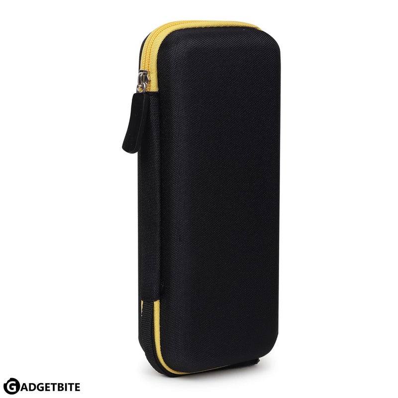 GadgetBite Portable Electronic Accessories Organizer - Travel-Friendly EVA Pouch for Vlogging Camera, USB Cables, Power Banks, Adapters, Hard Disks, and More (Yellow) - Image 5