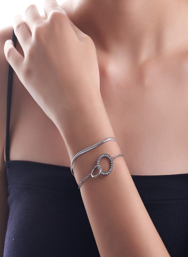 LParkin Mother of the Bride Gifts Bracelet Wedding Gift for Mom Mother Jewelry Bracelets - Image 2