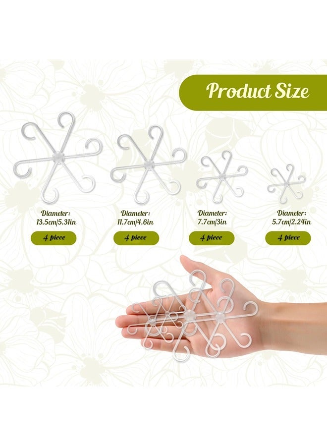 شيبشيب عدد 16 مشبك دعم سيقان النباتات، دعم سيقان نباتات التسلق المنزلية، أوتاد دعم النباتات الداخلية، مناسبة لنمو المونستيرا والبوتوس والكروم بشكل عمودي - Image 4