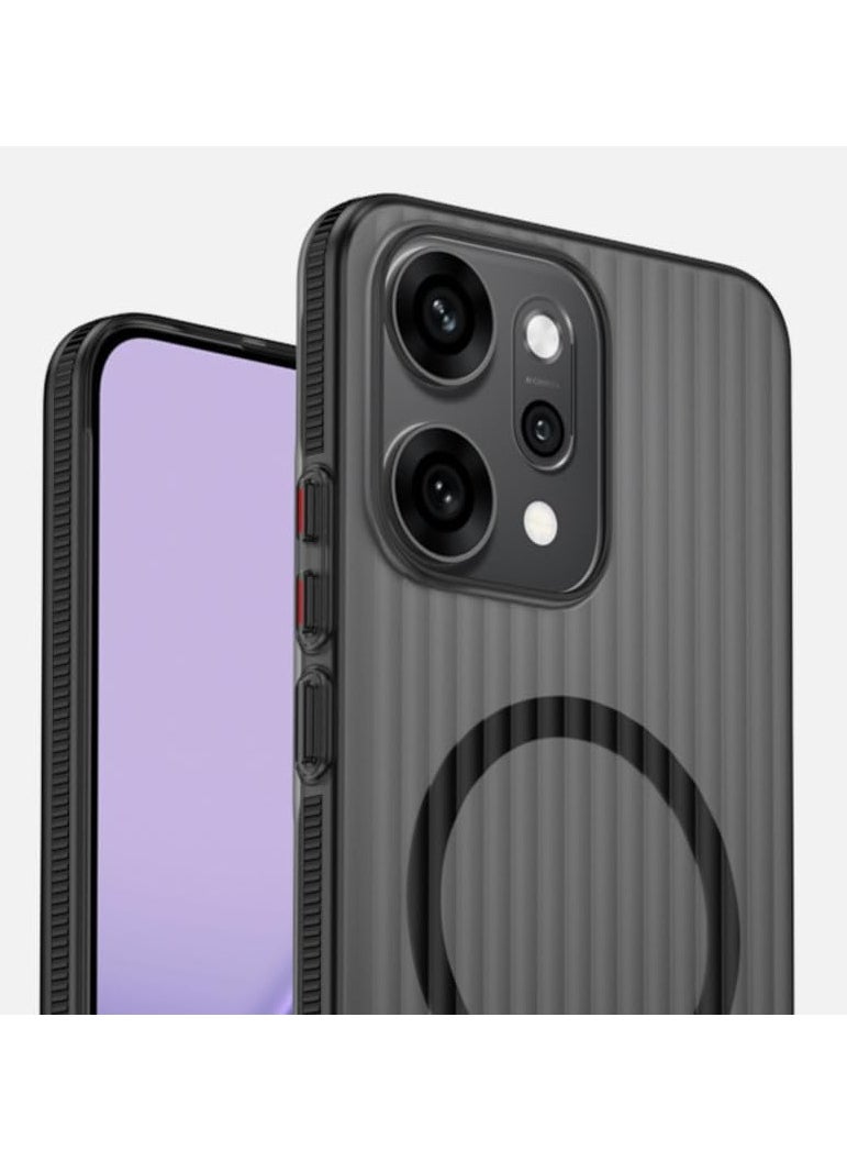 General Frosted Case Compatible OPPO Reno 14 Pro 5G, Built-in Magnetic Attraction, Built-in Airbags in Four Corners, OPPO Reno 14 Pro Shock and Drop Protection Case  - Image 5