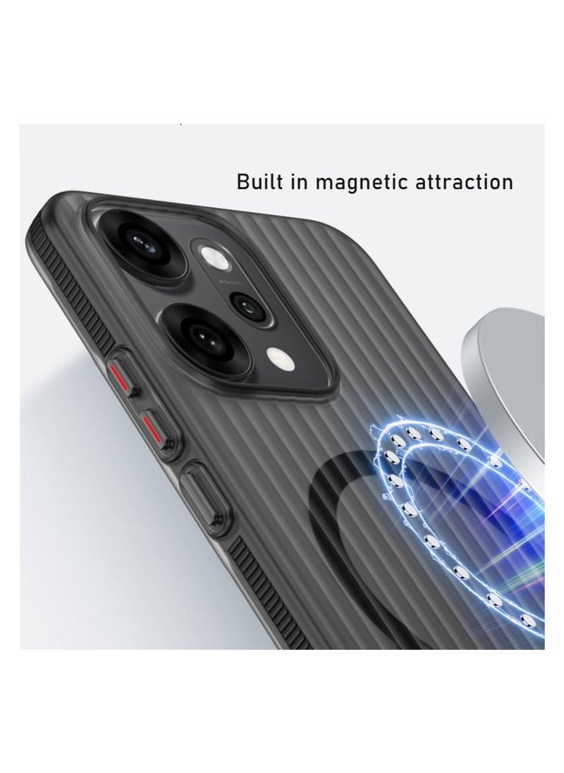 General Frosted Case Compatible OPPO Reno 14 Pro 5G, Built-in Magnetic Attraction, Built-in Airbags in Four Corners, OPPO Reno 14 Pro Shock and Drop Protection Case  - Image 2