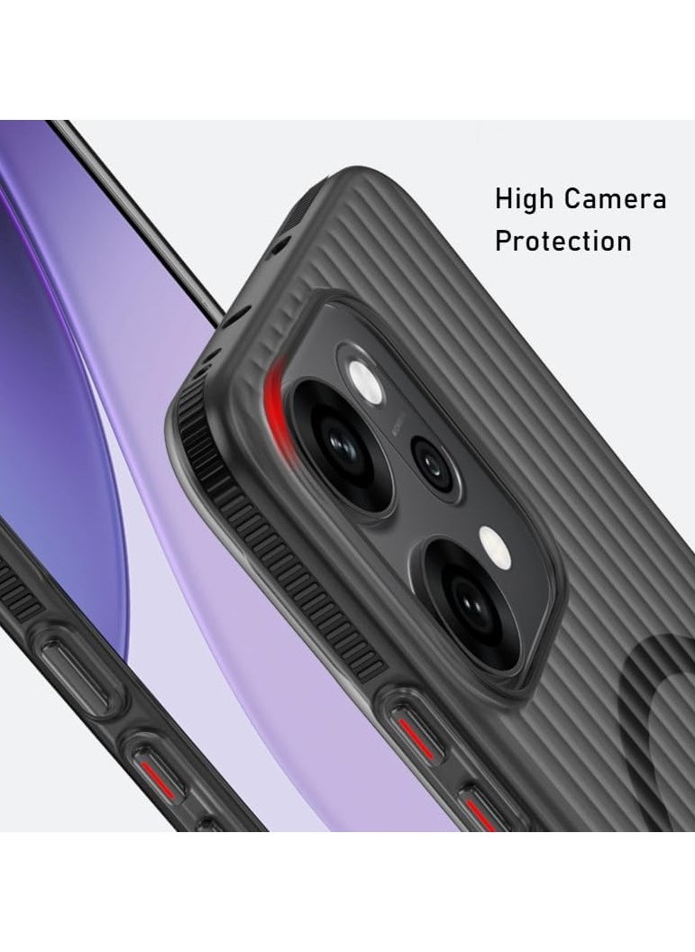 General Frosted Case Compatible OPPO Reno 14 Pro 5G, Built-in Magnetic Attraction, Built-in Airbags in Four Corners, OPPO Reno 14 Pro Shock and Drop Protection Case  - Image 4