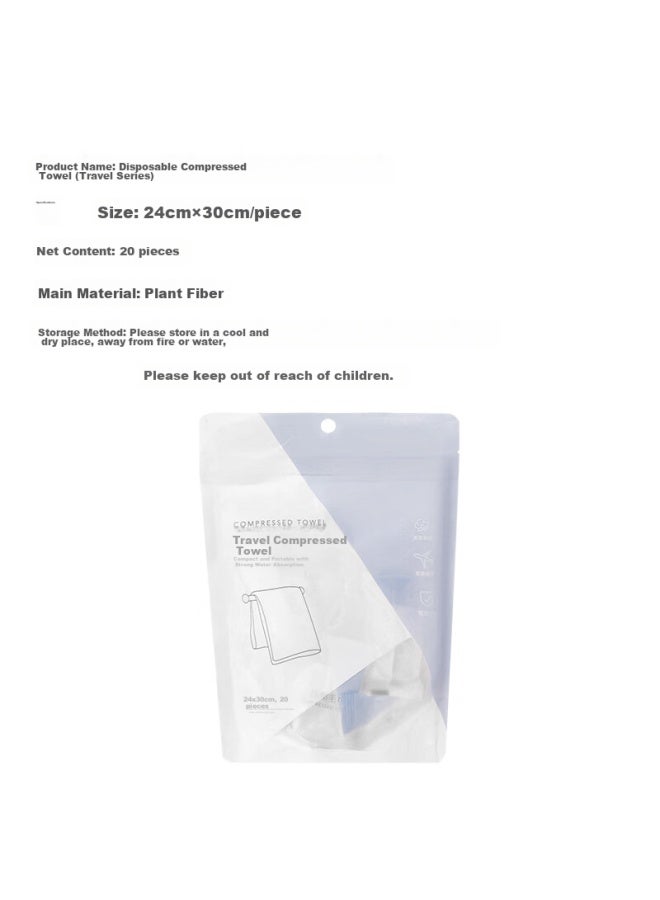 Miniso Disposable Compressed Towels, Individually Wrapped, Portable, Travel-friendly, Compressed Style - Image 3
