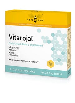 apipharma Vitarojal Royal Jelly - with Honey, Vitamin C, Zinc - Support Your Immune System, & Promotes Natural Energy and Wellness (10 Vials) - pzsku/Z7CC9C057CF6300A76D60Z/45/_/1735907338/dd4362d5-a92d-490d-8c69-40a0c788f396