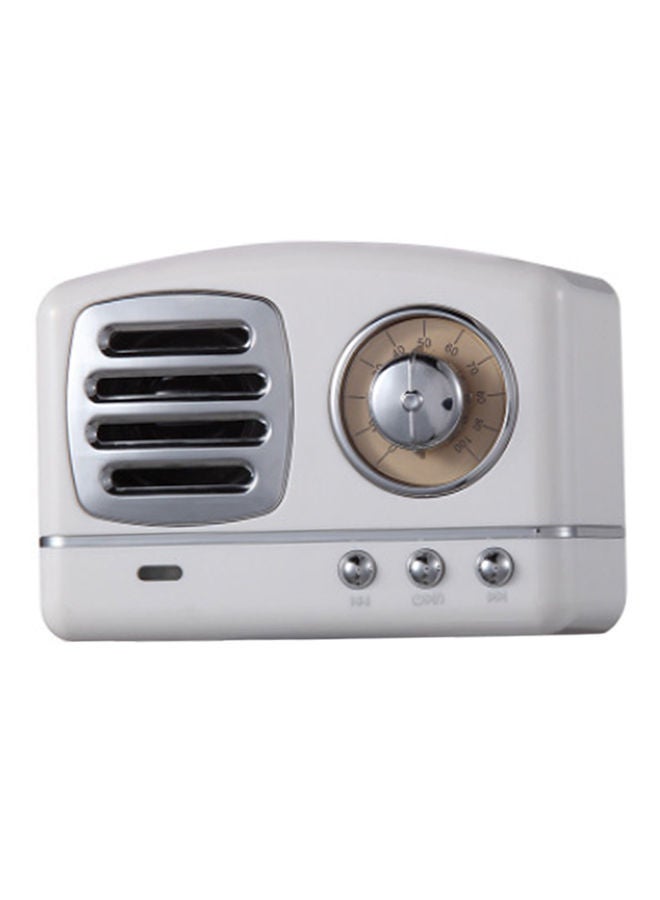 NIBEMINENT American Retro Radio Bluetooth Speaker Grey  - Image 1