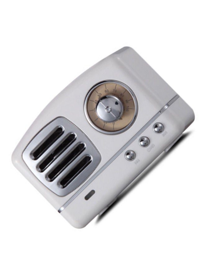 NIBEMINENT American Retro Radio Bluetooth Speaker Grey  - Image 2