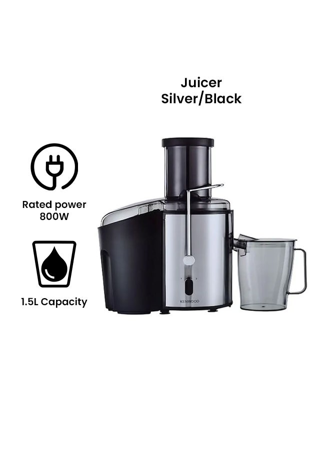 كينوود عصّارة فواكه 1.5 L 800 W JEM02.A0BK أسود/ فضي - Image 2