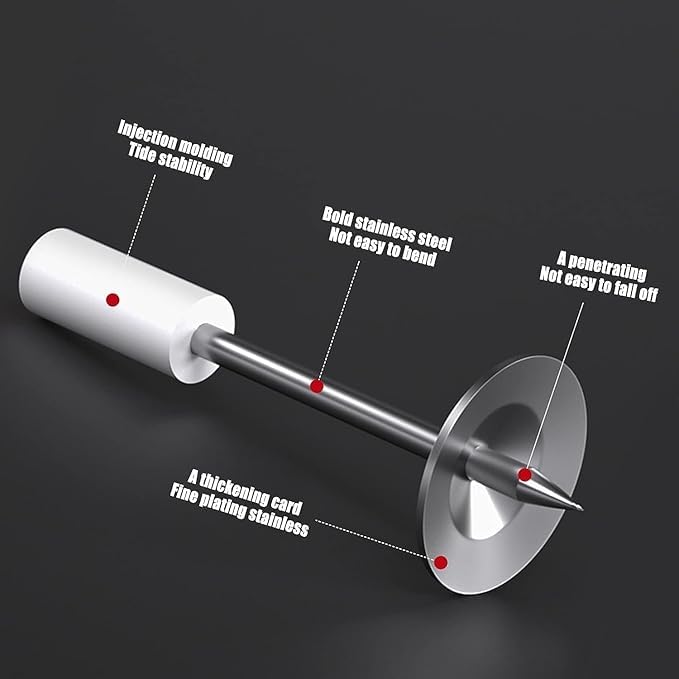 Nail Gun Manual Steel Nails 73mm Round Nails Wall Fastening Tool Nails for Nail Gun HandSteel Nail Concrete Ceiling Cable Ducts Fixing DeviceOnly 100 Nails - Image 4