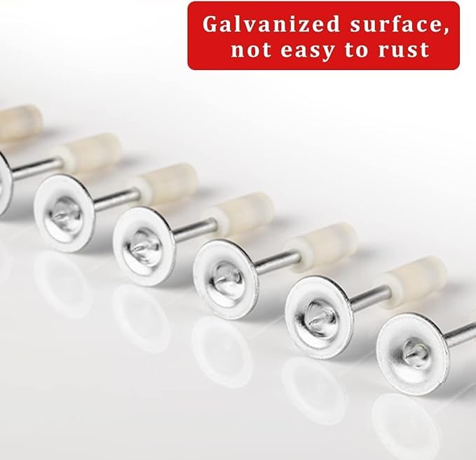 Nail Gun Manual Steel Nails 73mm Round Nails Wall Fastening Tool Nails for Nail Gun HandSteel Nail Concrete Ceiling Cable Ducts Fixing DeviceOnly 100 Nails - Image 3