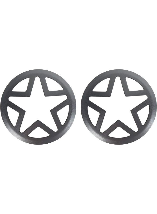 Hooke Road Hooke Road Front Turn Signal Light Cover Compatible with 2007-2018 Jeep Wrangler JK & Unlimited - Pair  - Image 4