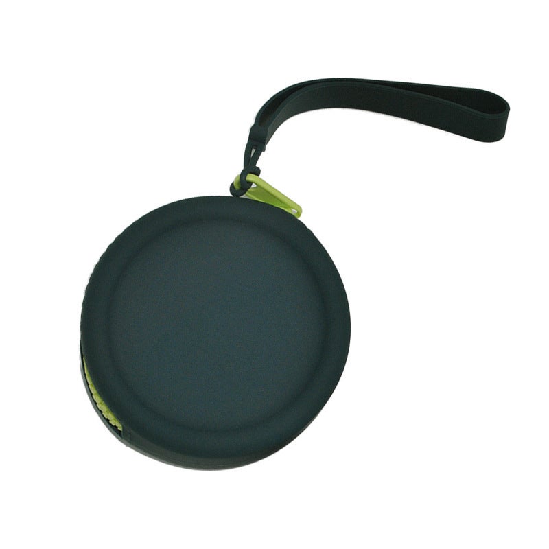 New Round Silicone Coin Purse Portable Data Cable Headset Bank Card Storage Jewelry Bags - Image 1