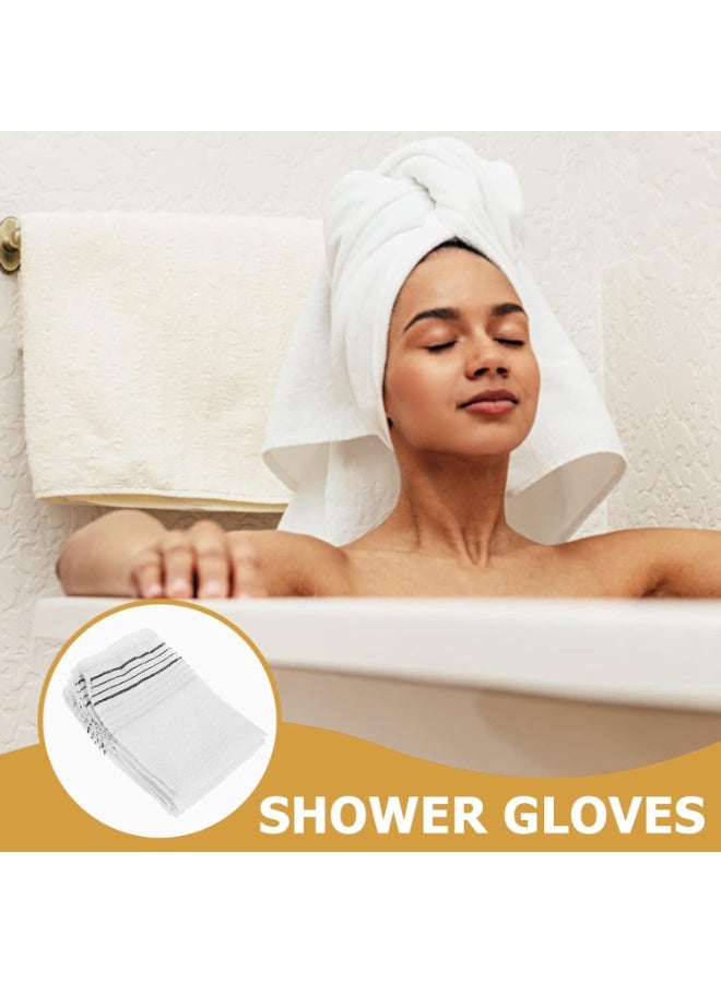 HK 20 Pack Body Exfoliating Gloves Double-sided Shower Mitts for Bathing Bathing Scrub - Image 4