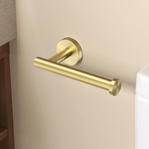 KES Bathroom Toilet Paper Holder Brushed Gold Wall Mount Toilet Roll Holder SUS304 Stainless Steel, A2175S12-BZ - Image 1