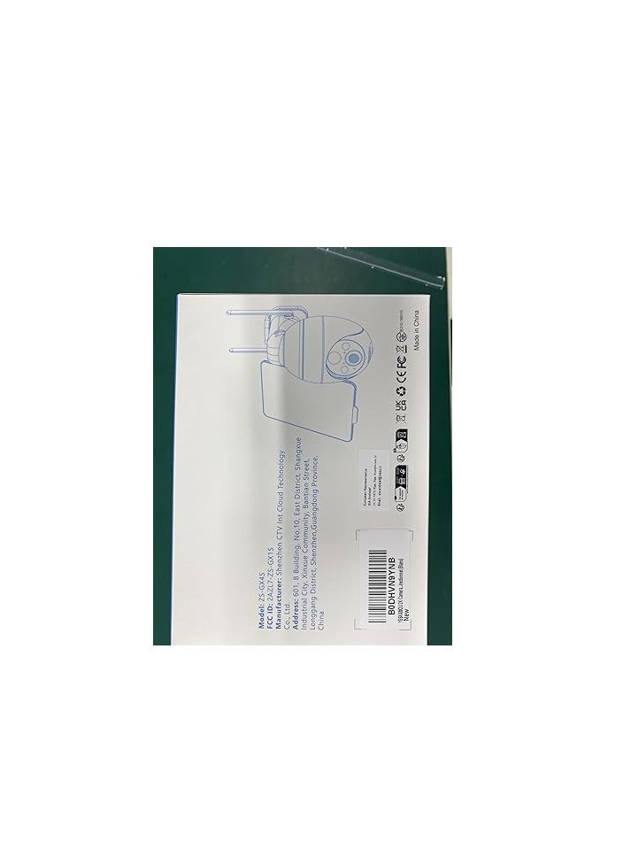 2K Wireless Wi-Fi Security Camera – Solar Powered with 360° Rotation & Two-Way Audio – Outdoor Use, Easy Installation - Image 2