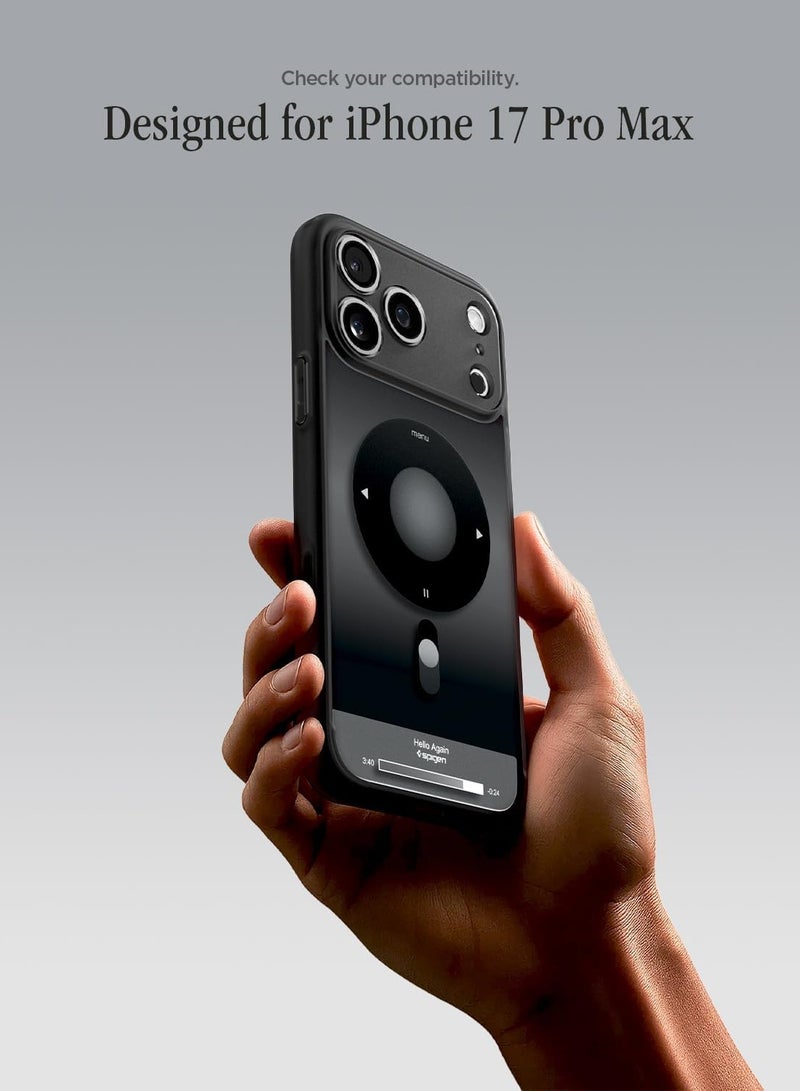 Spigen غطاء حماية Ultra Hybrid MagFit لجهاز iPhone 17 Pro Max مع MagSafe (2025) - أسود كلاسيكي - Image 2