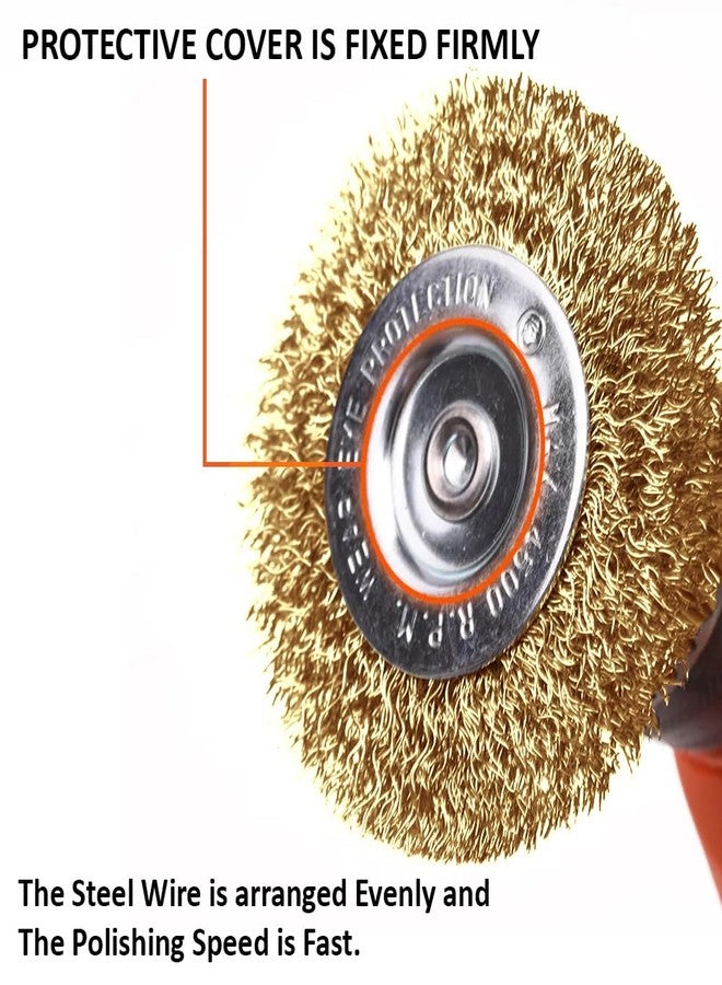 Harden 5Pcs Copper Wire Brush Scraper Set, For De-Rusting and Polishing - 611535 - Image 4