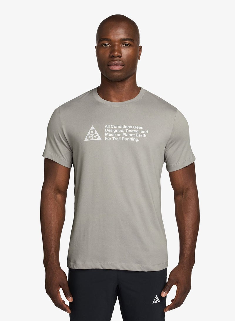 Nike Acg Dri-Fit Trail Logo Standard T-Shirt - Image 1
