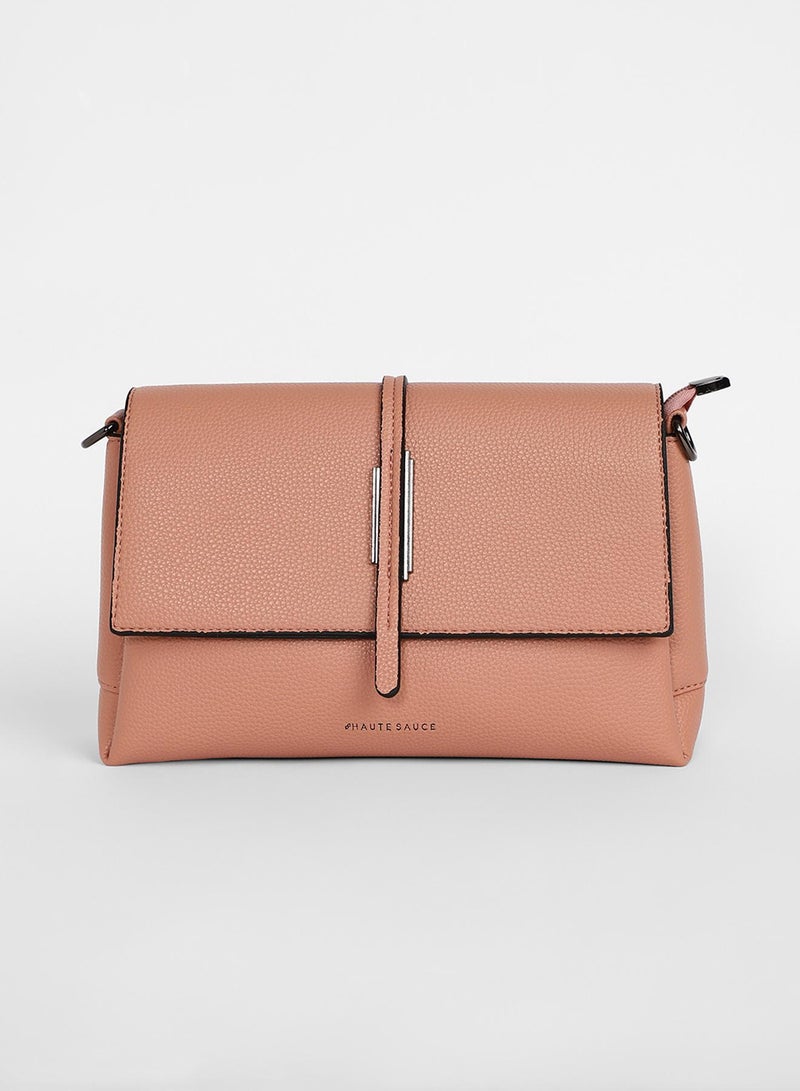 Haute Sauce Women's The Dash Shoulder Bag - Nude Pink - Image 5