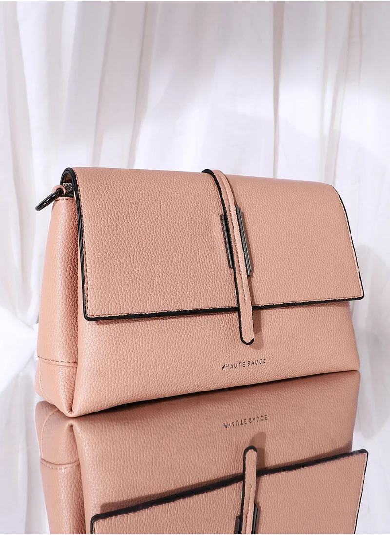 صوص هاوت Women's The Dash Shoulder Bag - Nude Pink