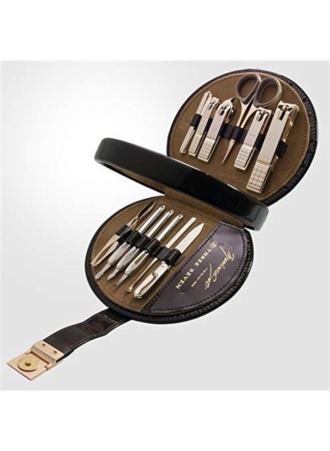 Three Seven (777) Korean Nail Clipper! World No. 1 Three Seven (777) Travel Manicure Grooming Kit (8000W) Nail Clipper Set MADE IN KOREA, SINCE 1975 - Image 1