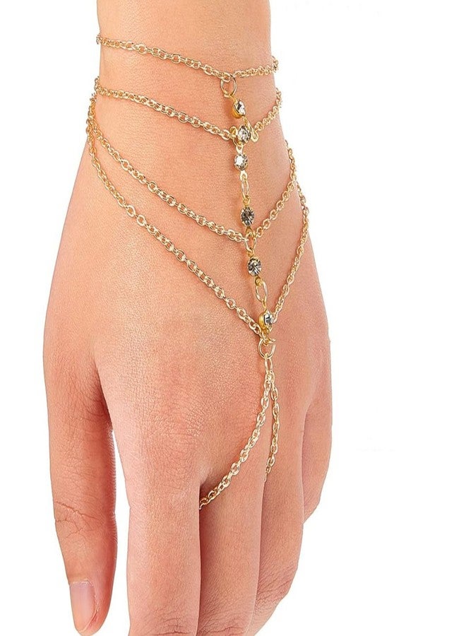 FFZDENA 3Pcs Ring Bracelet, chain Bracelet for Women, Multi Layer Tassel Bracelet for Women, Hand Accessories, Suitable for Formal Events, Parties, Wear, Holiday Gifts, Birthday Gift - Image 5