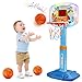 LACCHOUFEE Toddler Basketball Hoop Indoor for Age 13 Kids Basketball Hoop with Led Light Scoreboard Adjustable Basketball Goal with 3 Balls Outdoor Sport Toy for 1 2 3 4 Year Old Baby Boy Girl Birthday Gift - Image 2