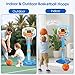 LACCHOUFEE Toddler Basketball Hoop Indoor for Age 13 Kids Basketball Hoop with Led Light Scoreboard Adjustable Basketball Goal with 3 Balls Outdoor Sport Toy for 1 2 3 4 Year Old Baby Boy Girl Birthday Gift - Image 4
