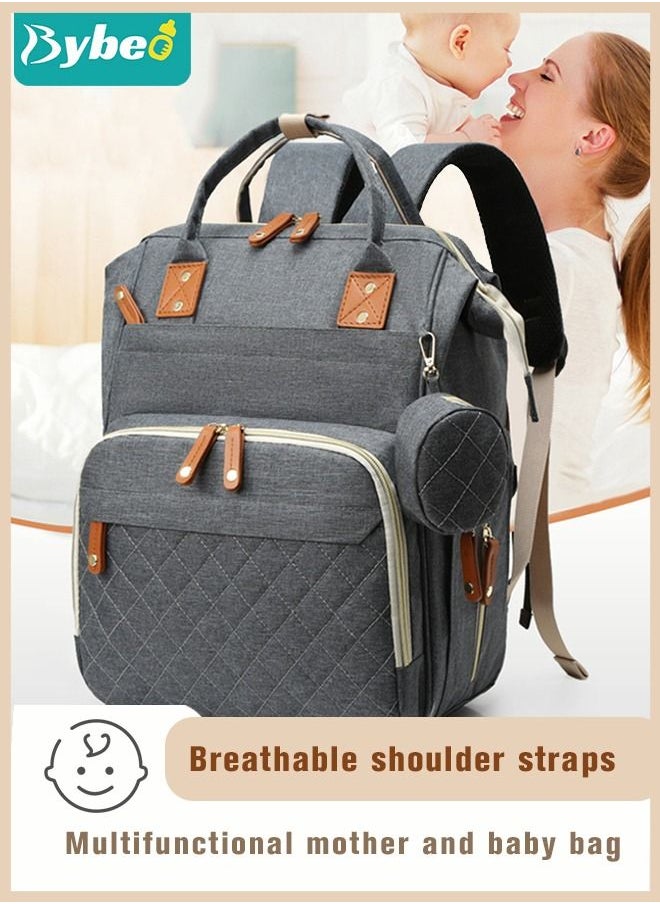 Bybeo - Diaper Bag Backpack, Multifunction Travel Back Pack Maternity Baby Changing Bags, Large Capacity, Waterproof and Stylish - Image 1