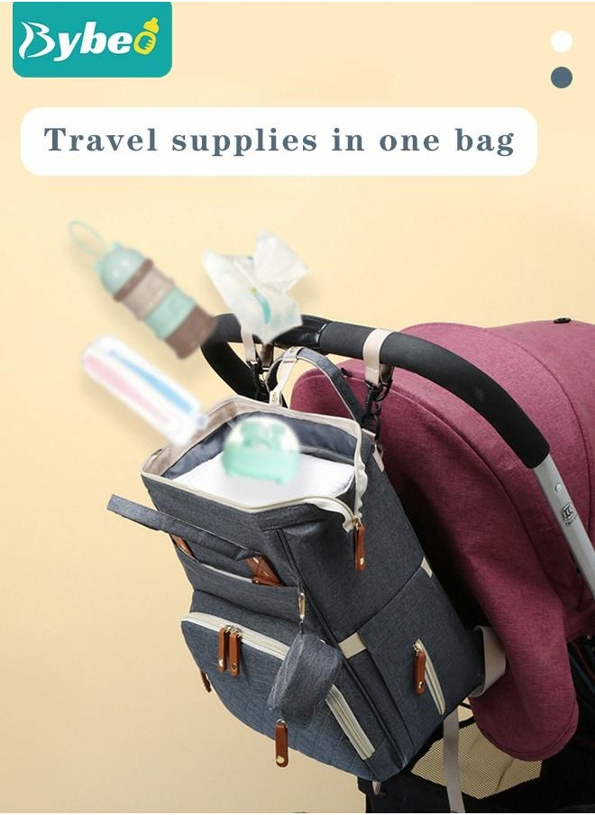 Bybeo - Diaper Bag Backpack, Multifunction Travel Back Pack Maternity Baby Changing Bags, Large Capacity, Waterproof and Stylish - Image 1