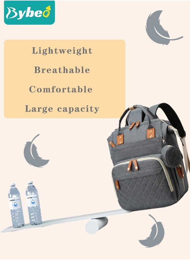 Bybeo - Diaper Bag Backpack, Multifunction Travel Back Pack Maternity Baby Changing Bags, Large Capacity, Waterproof and Stylish - Image 1