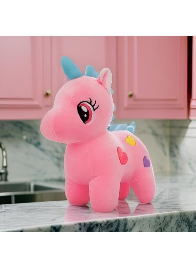 Soft Stuffed Plush Unicorn Toy – Cuddly and Lovable Baby Unicorn for Boys & Girls – Huggable Soft Toy Ideal for Gifting, Playtime, and Bedtime Comfort  - Image 2