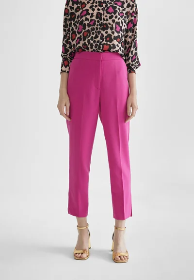 Lola Casademunt Cropped trousers with slits