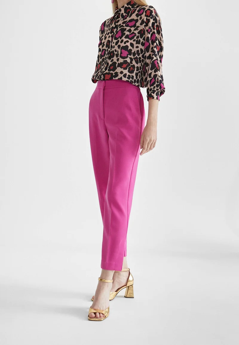 Lola Casademunt Cropped trousers with slits