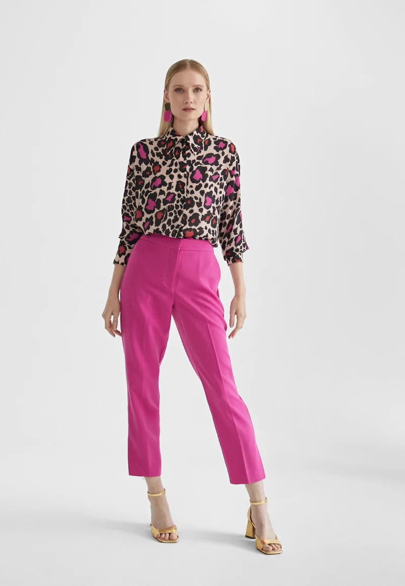 Lola Casademunt Cropped trousers with slits