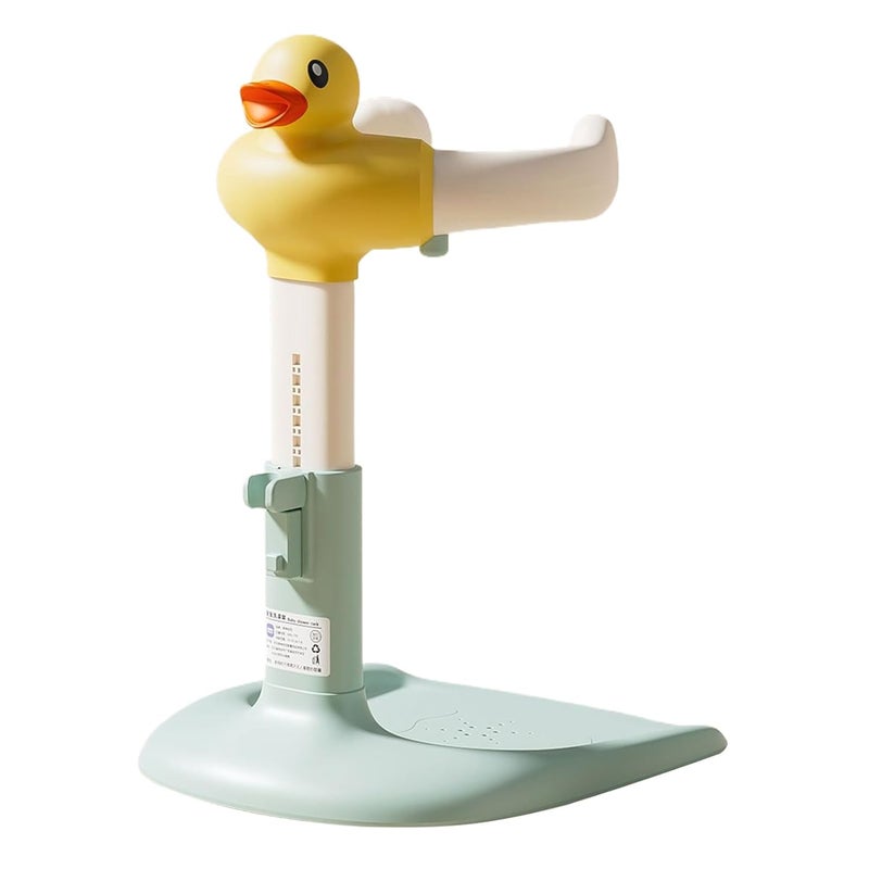 Light Green Baby Bath Stand Adjustable Height Non Slip Base for Children 6 24 Months - Image 1