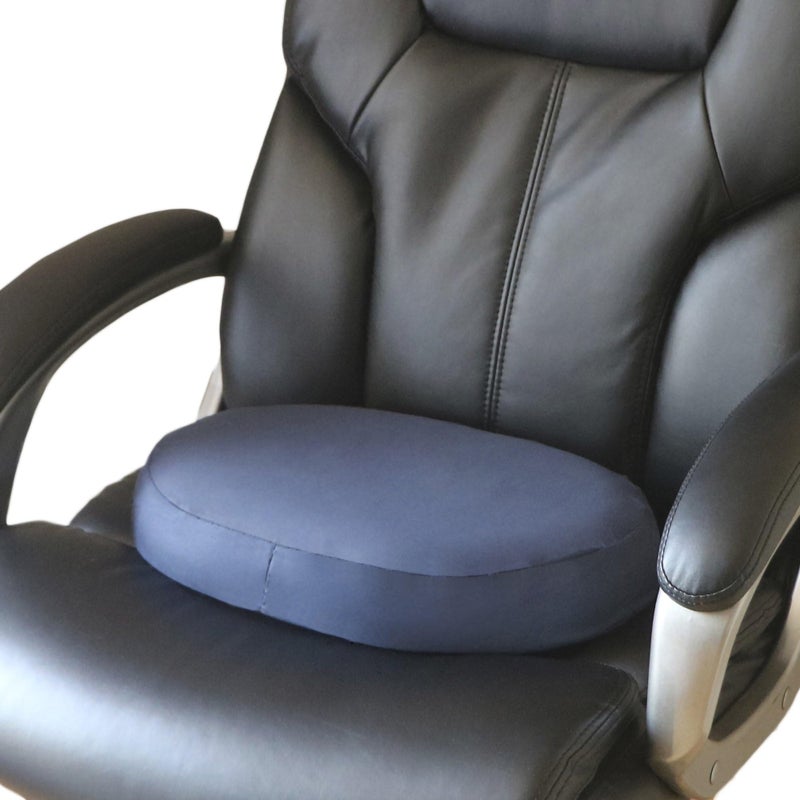 DMI Seat Cushion Donut Pillow and Chair Pillow for Tailbone Pain Relief, Hemorrhoids, Prostate, Pregnancy, Post Natal, Pressure Relief and Surgery, 16 x 13 x 3, Navy - Image 2