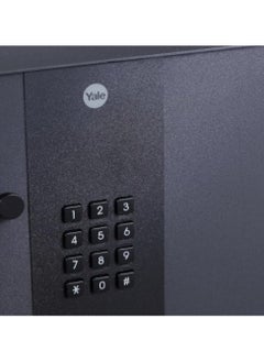 Yale Standard Security Elegant Safe with PIN Code and Key override, Fully lined interior to protect your valuable and Built-in LED Light, Black - pzsku/Z7CCAD39116615D7C11B4Z/45/_/1725291580/0d8ec762-b614-4c51-8cfe-a0365042af31