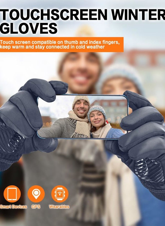 FEWTUR Winter Gloves for Women Men Cold Weather - Thermal Gloves for Men Extreme Cold - Image 3